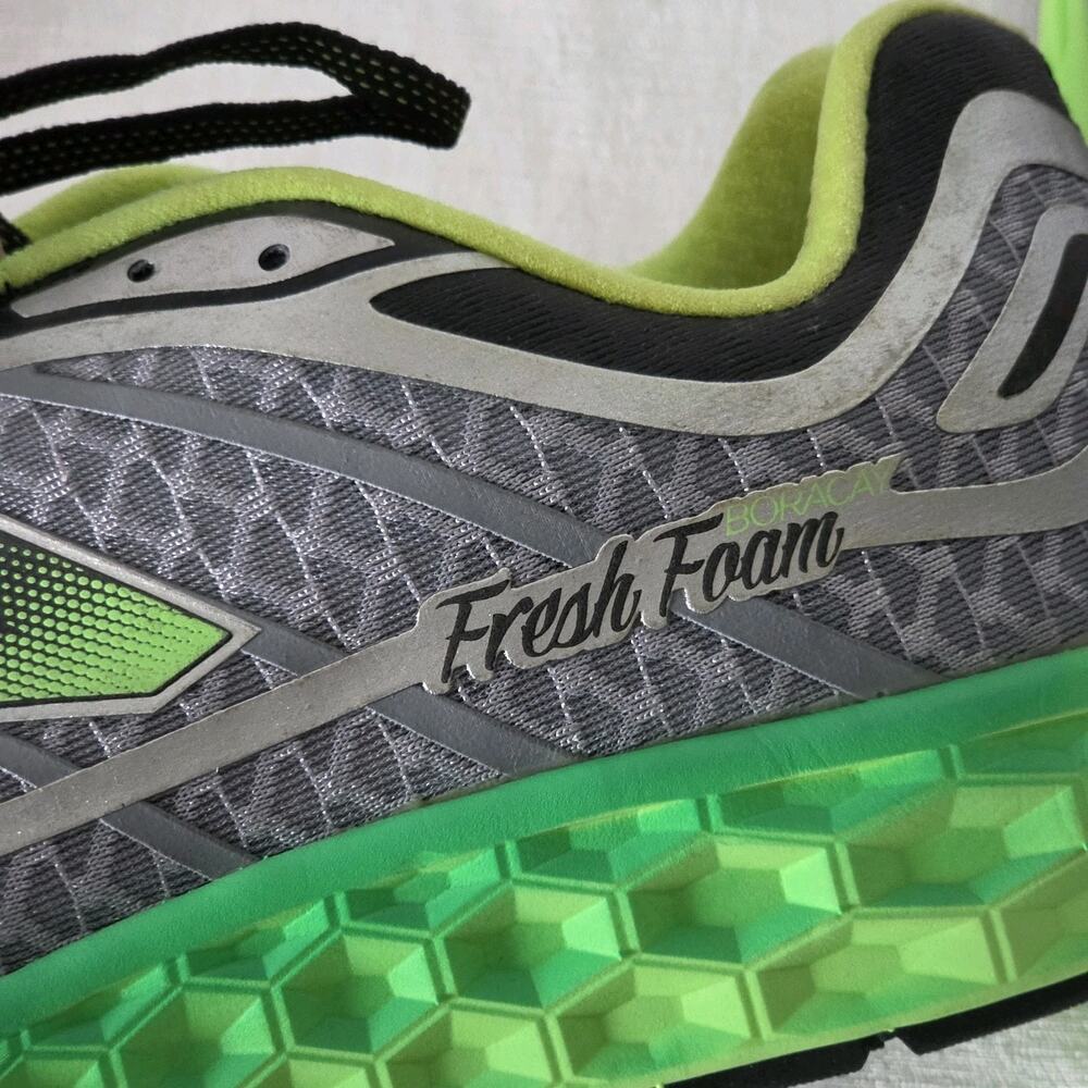 New Balance Men’s Fresh Foam 980 Running Shoes Size 13 D Gray Neon Yellow Green - Picture 9 of 9